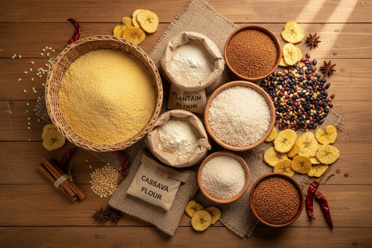 Flours, Grains & Staples